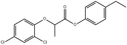 4-ethylphenyl 2-(2,4-dichlorophenoxy)propanoate Structure