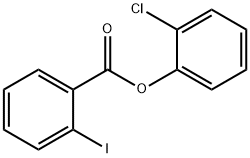 2-chlorophenyl 2-iodobenzoate Structure