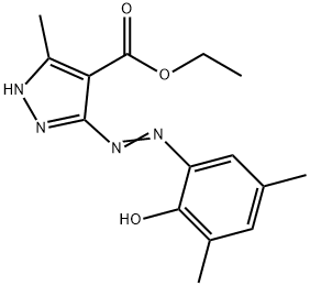 ethyl 5-[(2-hydroxy-3,5-dimethylphenyl)diazenyl]-3-methyl-1H-pyrazole-4-carboxylate Structure