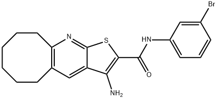 3-amino-N-(3-bromophenyl)-5,6,7,8,9,10-hexahydrocycloocta[b]thieno[3,2-e]pyridine-2-carboxamide 구조식 이미지