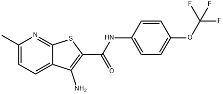 3-amino-6-methyl-N-[4-(trifluoromethoxy)phenyl]thieno[2,3-b]pyridine-2-carboxamide 구조식 이미지