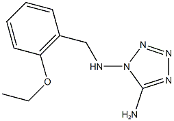 N-(5-amino-1H-tetraazol-1-yl)-N-(2-ethoxybenzyl)amine Structure