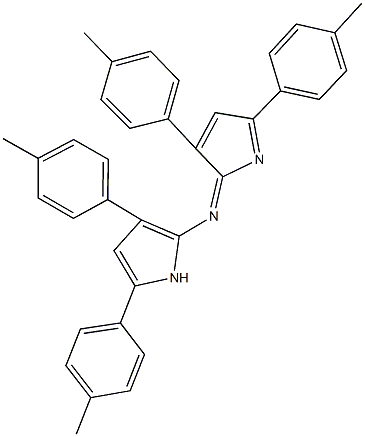 N-[3,5-bis(4-methylphenyl)-1H-pyrrol-2-yl]-N-[3,5-bis(4-methylphenyl)-2H-pyrrol-2-ylidene]amine Structure