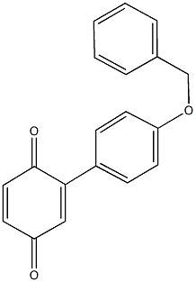 2-[4-(benzyloxy)phenyl]benzo-1,4-quinone 구조식 이미지