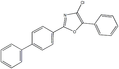 2-[1,1'-biphenyl]-4-yl-4-chloro-5-phenyl-1,3-oxazole Structure