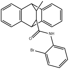 N-(2-bromophenyl)-16-methyltetracyclo[6.6.2.0~2,7~.0~9,14~]hexadeca-2,4,6,9,11,13-hexaene-15-carboxamide 구조식 이미지