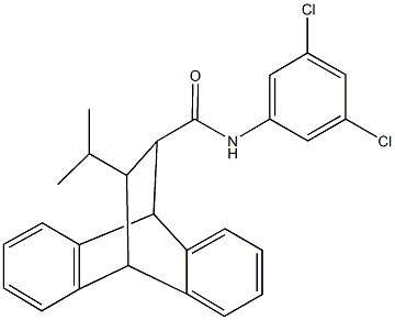 N-(3,5-dichlorophenyl)-16-isopropyltetracyclo[6.6.2.0~2,7~.0~9,14~]hexadeca-2,4,6,9,11,13-hexaene-15-carboxamide 구조식 이미지