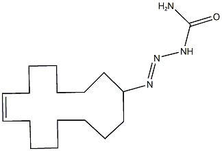 3-(8-cyclohexadecen-1-yl)-2-triazene-1-carboxamide 구조식 이미지