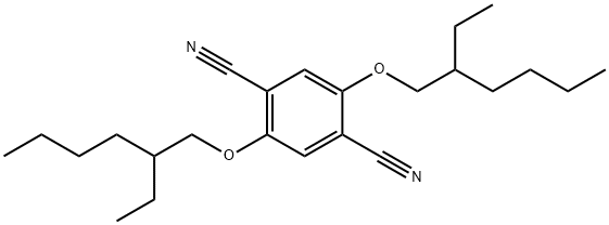 2,5-bis[(2-ethylhexyl)oxy]terephthalonitrile 구조식 이미지
