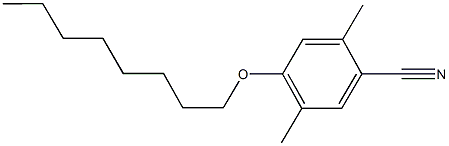 2,5-dimethyl-4-(octyloxy)benzonitrile Structure