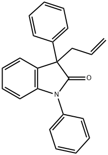 3-allyl-1,3-diphenyl-1,3-dihydro-2H-indol-2-one Structure