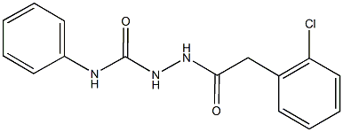 2-[(2-chlorophenyl)acetyl]-N-phenylhydrazinecarboxamide Structure