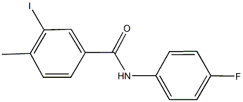 N-(4-fluorophenyl)-3-iodo-4-methylbenzamide 구조식 이미지