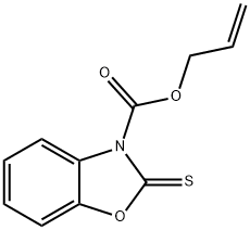 allyl 2-thioxo-1,3-benzoxazole-3(2H)-carboxylate 구조식 이미지