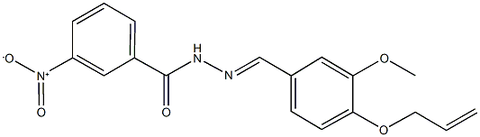 N'-[4-(allyloxy)-3-methoxybenzylidene]-3-nitrobenzohydrazide Structure