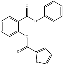 2-(phenoxycarbonyl)phenyl 2-thiophenecarboxylate 구조식 이미지