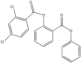 2-(phenoxycarbonyl)phenyl 2,4-dichlorobenzoate Structure