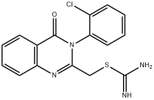 [3-(2-chlorophenyl)-4-oxo-3,4-dihydro-2-quinazolinyl]methyl imidothiocarbamate Structure