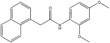 N-(2,4-dimethoxyphenyl)-2-(1-naphthyl)acetamide Structure