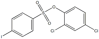 2,4-dichlorophenyl 4-iodobenzenesulfonate 구조식 이미지