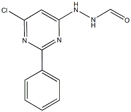 N'-(6-chloro-2-phenyl-4-pyrimidinyl)formic hydrazide Structure