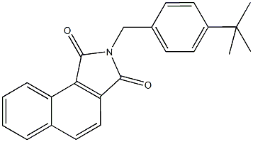 2-(4-tert-butylbenzyl)-1H-benzo[e]isoindole-1,3(2H)-dione Structure