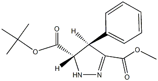5-tert-butyl 3-methyl 4-phenyl-4,5-dihydro-1H-pyrazole-3,5-dicarboxylate Structure