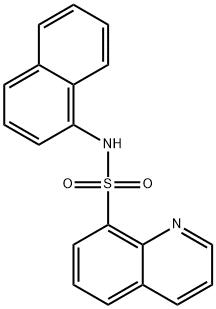 N-(1-naphthyl)-8-quinolinesulfonamide Structure