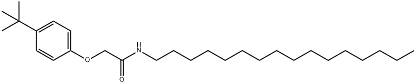 2-(4-tert-butylphenoxy)-N-hexadecylacetamide Structure