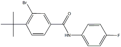 3-bromo-4-tert-butyl-N-(4-fluorophenyl)benzamide 구조식 이미지