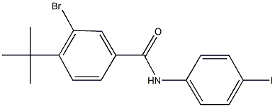 3-bromo-4-tert-butyl-N-(4-iodophenyl)benzamide 구조식 이미지
