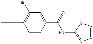 3-bromo-4-tert-butyl-N-(1,3-thiazol-2-yl)benzamide Structure