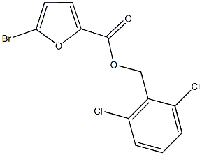 2,6-dichlorobenzyl 5-bromo-2-furoate 구조식 이미지