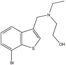 2-[[(7-bromo-1-benzothien-3-yl)methyl](ethyl)amino]ethanol Structure