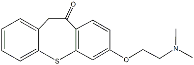 7-[2-(dimethylamino)ethoxy]dibenzo[b,f]thiepin-10(11H)-one 구조식 이미지