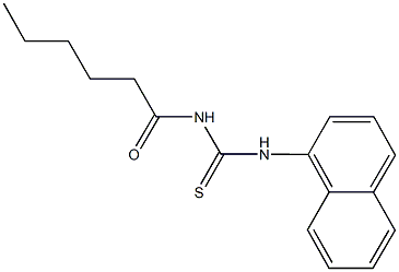 N-hexanoyl-N'-(1-naphthyl)thiourea 구조식 이미지