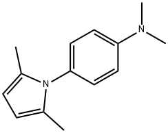 4-(2,5-dimethyl-1H-pyrrol-1-yl)-N,N-dimethylaniline 구조식 이미지