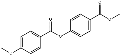 4-(methoxycarbonyl)phenyl 4-methoxybenzoate 구조식 이미지