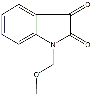 1-(methoxymethyl)-1H-indole-2,3-dione 구조식 이미지