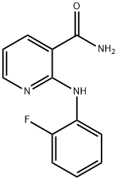 2-(2-fluoroanilino)nicotinamide 구조식 이미지