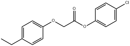 4-chlorophenyl (4-ethylphenoxy)acetate Structure