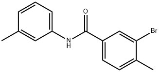 3-bromo-4-methyl-N-(3-methylphenyl)benzamide Structure