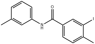 3-iodo-4-methyl-N-(3-methylphenyl)benzamide 구조식 이미지