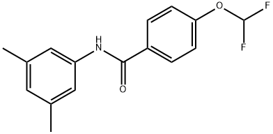 4-(difluoromethoxy)-N-(3,5-dimethylphenyl)benzamide Structure