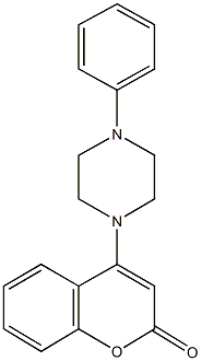4-(4-phenyl-1-piperazinyl)-2H-chromen-2-one Structure