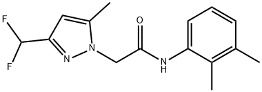 2-[3-(difluoromethyl)-5-methyl-1H-pyrazol-1-yl]-N-(2,3-dimethylphenyl)acetamide Structure