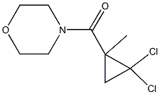 4-[(2,2-dichloro-1-methylcyclopropyl)carbonyl]morpholine Structure