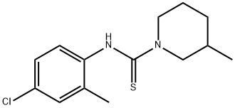 N-(4-chloro-2-methylphenyl)-3-methyl-1-piperidinecarbothioamide Structure