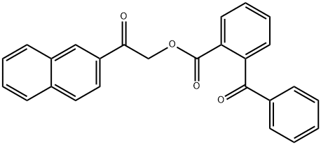 2-(2-naphthyl)-2-oxoethyl 2-benzoylbenzoate 구조식 이미지