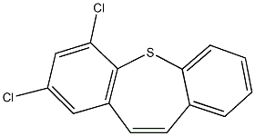 2,4-dichlorodibenzo[b,f]thiepine 구조식 이미지